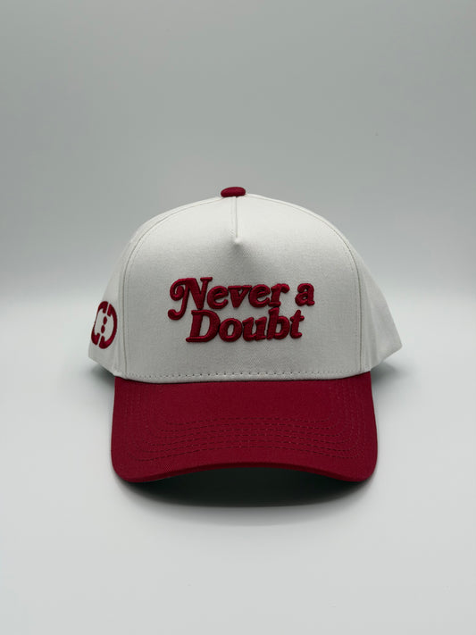 NAD Snapback - Crimson / White