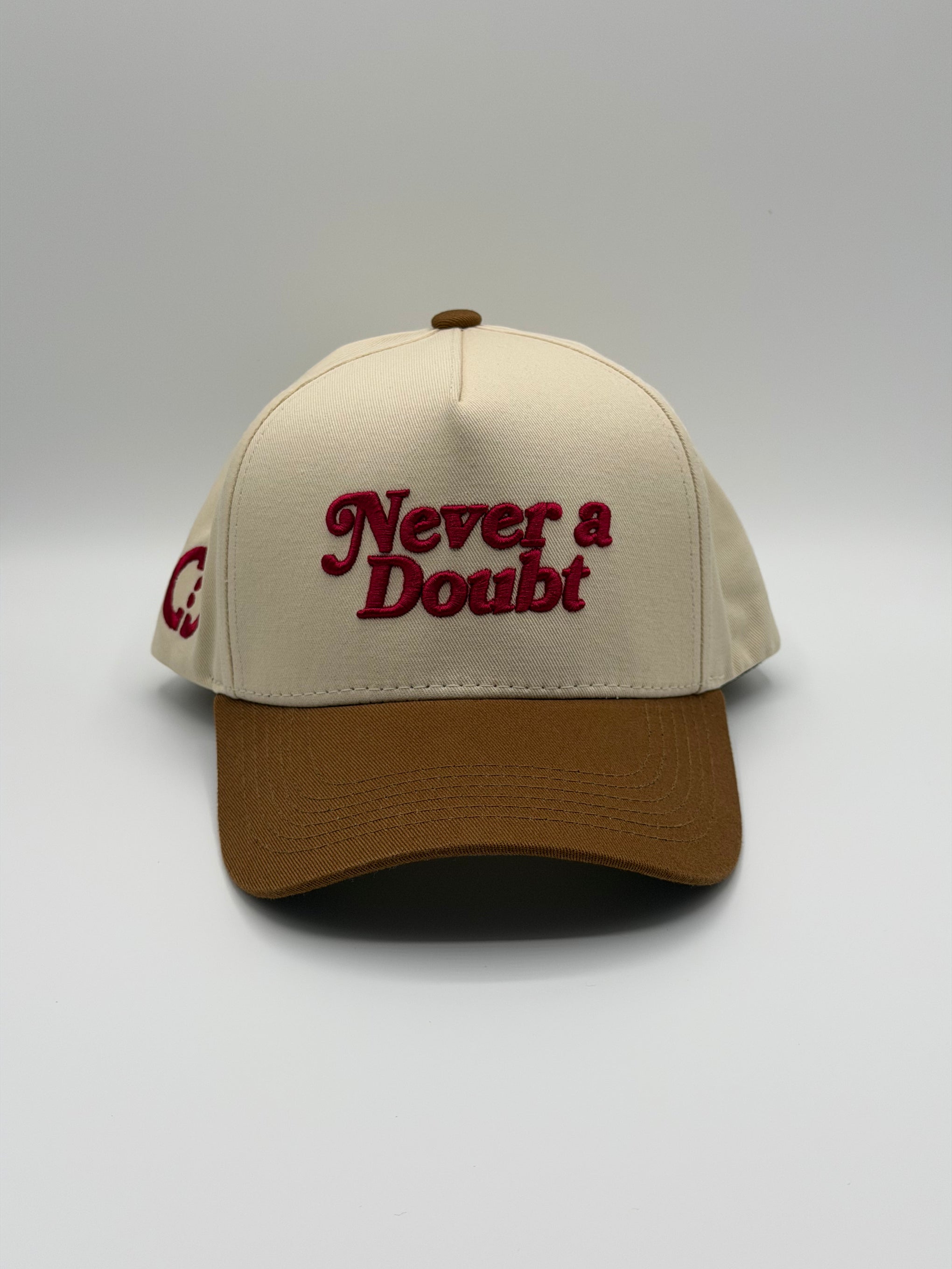 NAD Snapback - Brown / Cream / Crimson