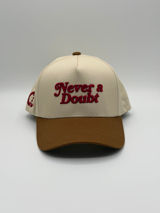 NAD Snapback - Brown / Cream / Crimson