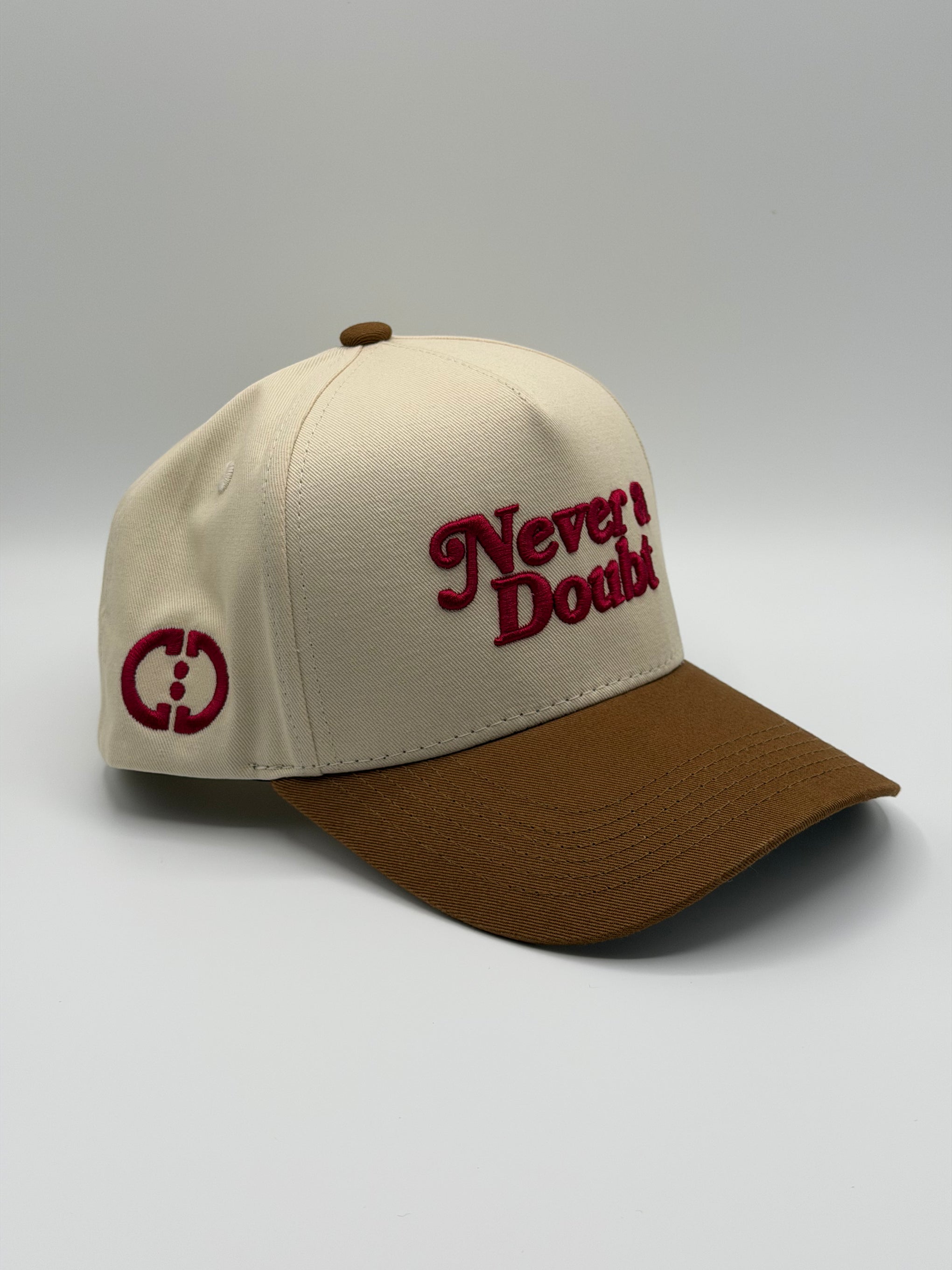 NAD Snapback - Brown / Cream / Crimson