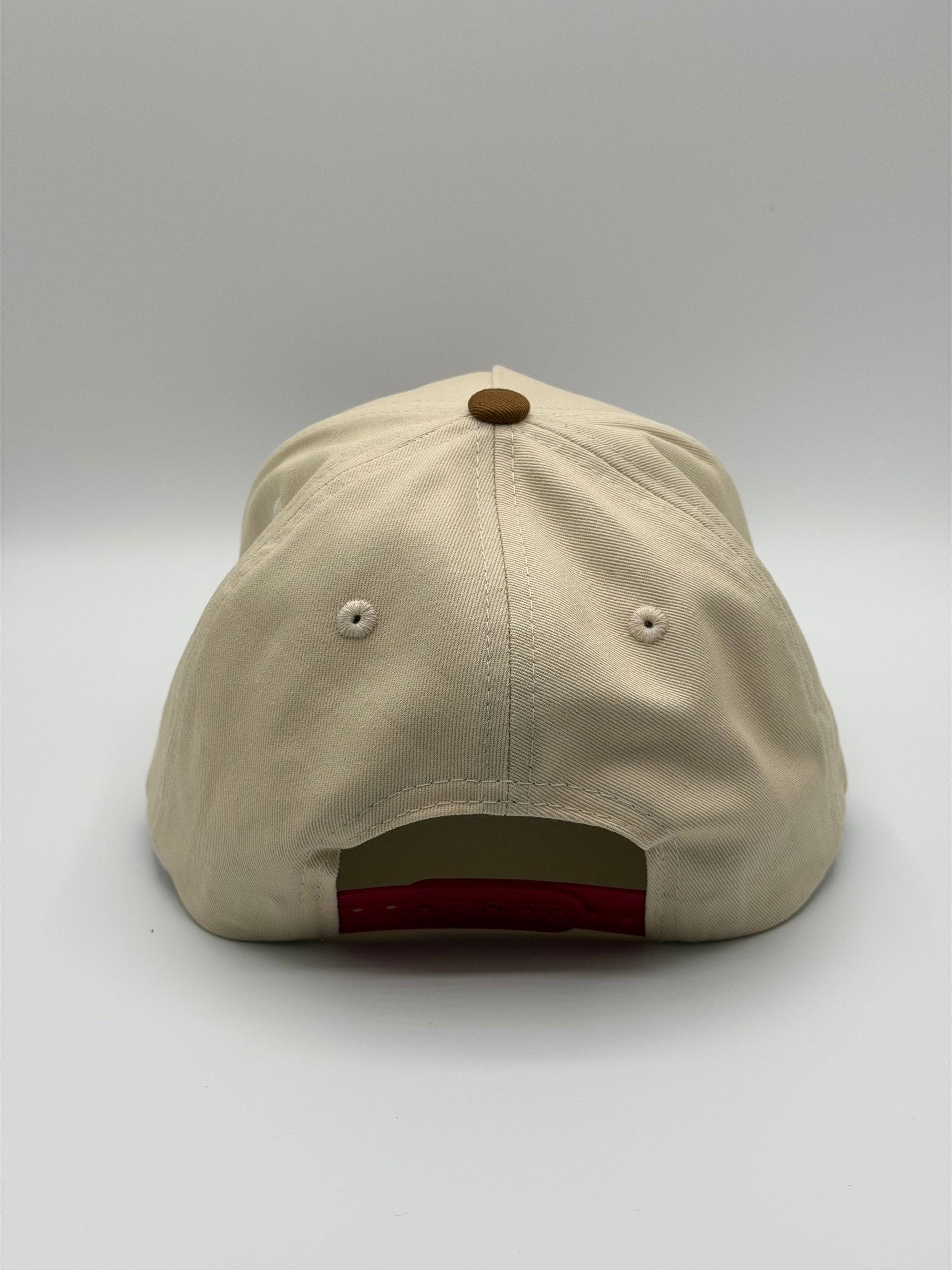 NAD Snapback - Brown / Cream / Crimson